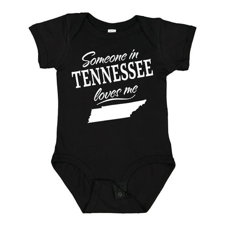 

Inktastic Someone in Tennessee Loves Me Gift Baby Boy or Baby Girl Bodysuit