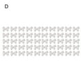 thumbnail image 2 of opvise 50Pcs/Set Nail Ornament Engraved 3D Effect Mini Bowknot Nail Art Decoration Fingernail Accessories for Female, 2 of 8