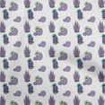 thumbnail image 1 of oneOone Tissu Georgette Viscose Violet Tissu de Robe Cactus Tissu Imprimé au Mètre 42 Pouces de Large, 1 of 5