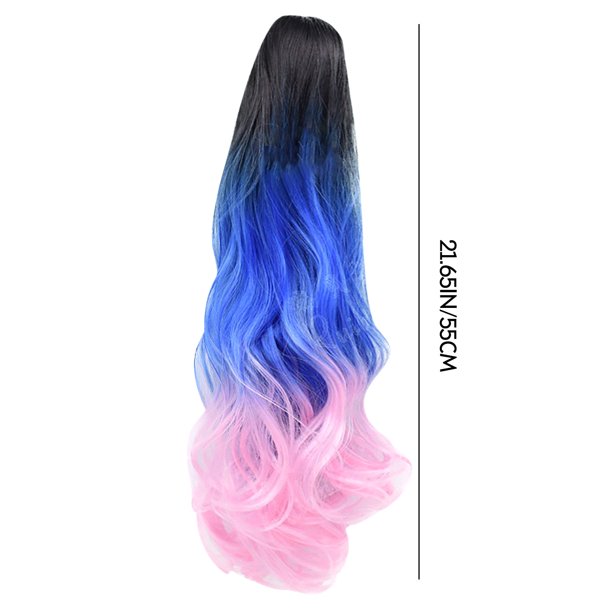 Lace Front Wigs Human Hair Woman Tri Color Synthetic Long Wavy