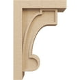 thumbnail image 3 of 6"W x 12"D x 18"H Classic Alma Rough Cedar Woodgrain TimberThane Corbel, Primed Tan, 3 of 6