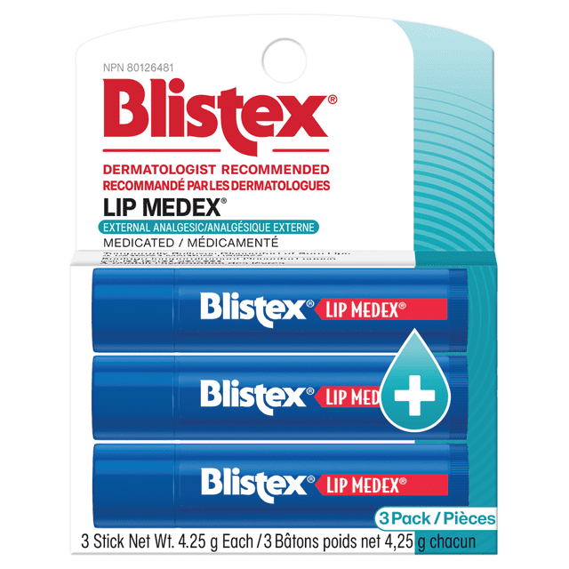 Blistex® Lip Medex® Analgesic Lip Protectant 3 pack