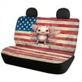 thumbnail image 2 of Xoenoiee Vintage American Flag Axolotl Print Car Seat Covers Full Set Auto Seats Protector Cover Vehicle Accessories Front and Rear Seat Cover Universal Fit Most Car SUV Vans, 2 of 7