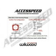 thumbnail image 4 of Wilwood 140-10945-D AERO4 Rear 14" Big Brake Kit With Black Calipers and Drilled Rotors, Compatible with GM Vehicles With 12-Bolt Special End Axle Flange, 3.15" Fixed Bearing and 2.81" Offset, 4 of 4