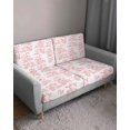 thumbnail image 3 of Pink Fruit Couch Cushion Covers Stretch, Washable Sofa Seat Covers Individual Seat Cushion Sofa Slipcovers Vintage Plant Nature Botanical Flower Couch Cover Furniture Protector L-1PCS, 3 of 7