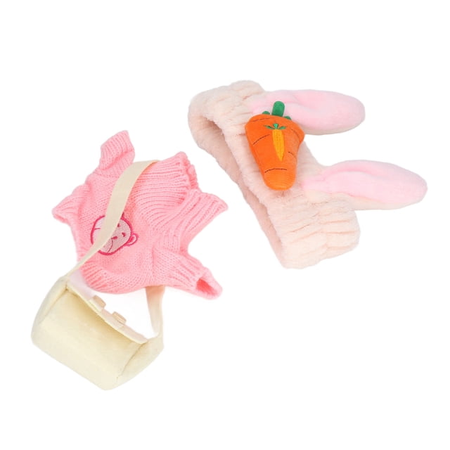 Ropa de juguete, juego de 3 piezas Pato Pato Peluche Ropa de juguete Accesorios de pato amarillo Elegante y moderno