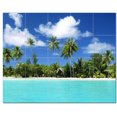 thumbnail image 1 of Beach Picture Ceramic Tile Mural Kitchen Backsplash Bathroom Shower, 404049-L54, 1 of 3