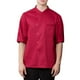 thumbnail image 5 of Chaqueta de chef de moda para hombre, manga 3/4, unisex, uniforme, color rojo, 5 of 9