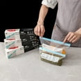 thumbnail image 4 of Sacs Ziploc Réutilisables Anti-Odeurs Refermables pour Sandwich/collations Accessoires de Conservation des Aliments S 20, 4 of 8