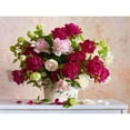 thumbnail image 3 of Volkova, Ira 18x15 Black Modern Framed Museum Art Print Titled - Still Life with Peonies, 3 of 5