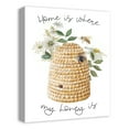 thumbnail image 2 of Creative Products Home is Where my Honey Is 16x20 Canvas Wall Art, 2 of 5