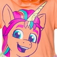 thumbnail image 3 of My Little Pony Sunny Starscout Toddler Girls Cosplay Tulle Dress Orange 4T, 3 of 5