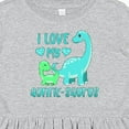 thumbnail image 4 of Inktastic I Love My Auntie-saurus Cute Brontosaurus Family Girls Toddler Dress, 4 of 5