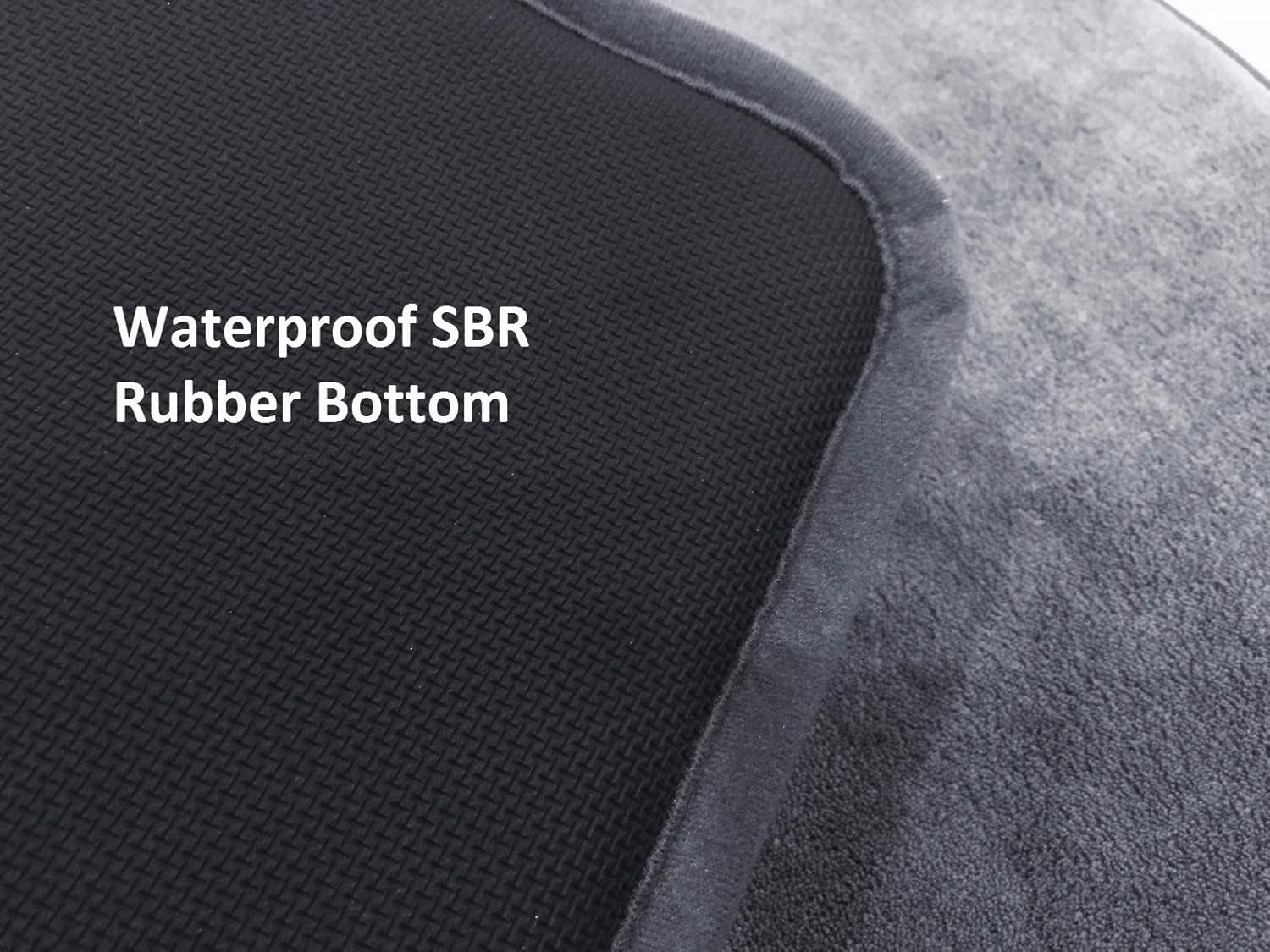 Dogbed4less Large Memory Foam Pet Bed with Waterproof Durable Cover and Anti-Slip Bottom, Gray Color, Comfortable Supportive Design, 1 Count