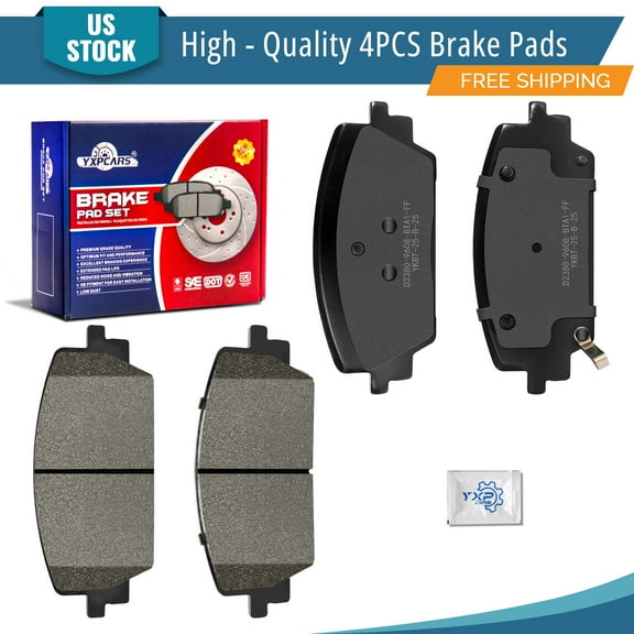 YXPCARS Front Ceramic Brake Pads (P-2380), Brake Pads Set for 2021 - 2023 Kia Sorento Hyundai Santa Cruz Santa Fe All Models