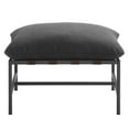 thumbnail image 3 of Modway Raya Ottomane en Bouclé pour Mobilier de Patio Extérieur, Charbon, 3 of 8