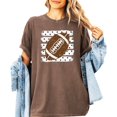 thumbnail image 3 of Football Polka Dot Shirt Women Teen Girls Game Day Football Tee, Espresso Shirt, L, 3 of 8
