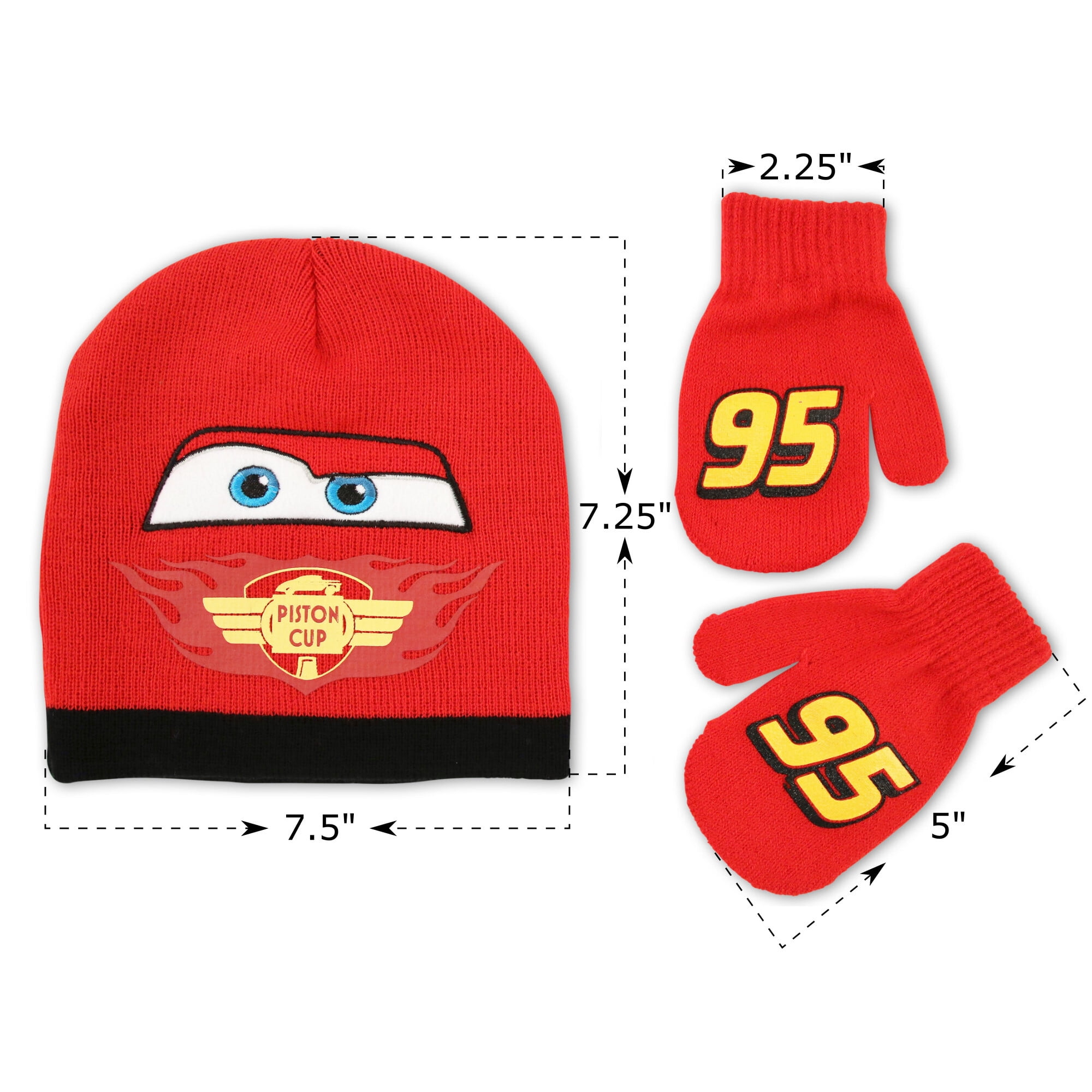 lightning mcqueen winter hat