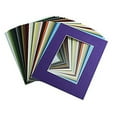 thumbnail image 3 of Pack of 20, MIXED COLORS 8x10 Picture Mats Matting with White Core Bevel Cut for 5x7 Pictures, 3 of 3