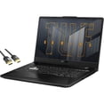 thumbnail image 1 of ASUS TUF Gaming F17 Laptop, 17.3" FHD 144Hz Micro-Edge Display, Intel 6-Core i5-11260H, GeForce RTX 3050 4GB, 8GB RAM, 1TB PCIe SSD, USB-C, HDMI, RJ45, WiFi 6, RGB, Mytrix HDMI 2.1 Cable, Win 11 Asus FX706HC-212.TI53050, 1 of 2