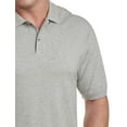 thumbnail image 2 of Piqué Polo Shirt Grey Heather 2XLT, 2 of 5
