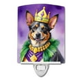 thumbnail image 2 of Bearded Collie King of Mardi Gras Ceramic Night Light 4 in x 6 in, 2 of 47
