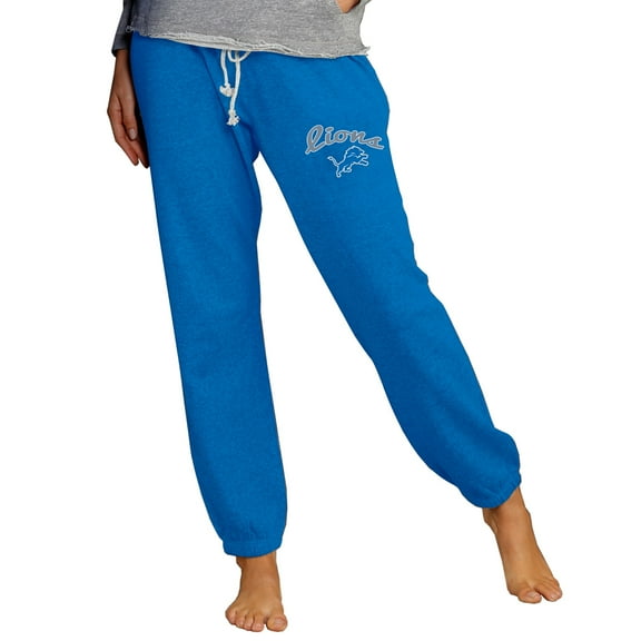 Women's Concepts Sport Blue Detroit Lions Mainstream Knit Jogger Pants