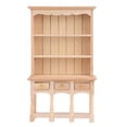 thumbnail image 1 of 1:12 Pocket Book Cabinet Wonderful Wooden Mini Cabinet Furniture, 1 of 4