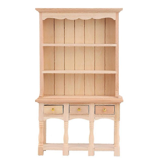 1:12 Pocket Book Cabinet Wonderful Wooden Mini Cabinet Furniture