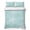 Pale Turquoise, Mint, Eucalyptus, variant on 3 Pieces Queen Quilt Set,Coastal Blue Starfish Soft Bedding Sets with 1 Quilt & 2 Pillow Shams,Summer Beach White Starfishs Summer Bedspread Lightweight Coverlet Comforter for All Season