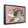 thumbnail image 3 of Designart 'Leopard High-Heeled Shoes On Tropical Leaves' Modern Framed Canvas Wall Art Print, 3 of 5