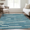 thumbnail image 3 of Dalyn Rugs Premium Machine Washable Mayfield AMF894 Teal 10' x 14' Rug, 3 of 7