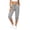 Gray, variant on Costeam Womens Solid Color High Waist Straight Leg Cropped Capris and Shorts with Side Pockets Loose Fit Elastic Waist Dual Style Casual Bottom Pants