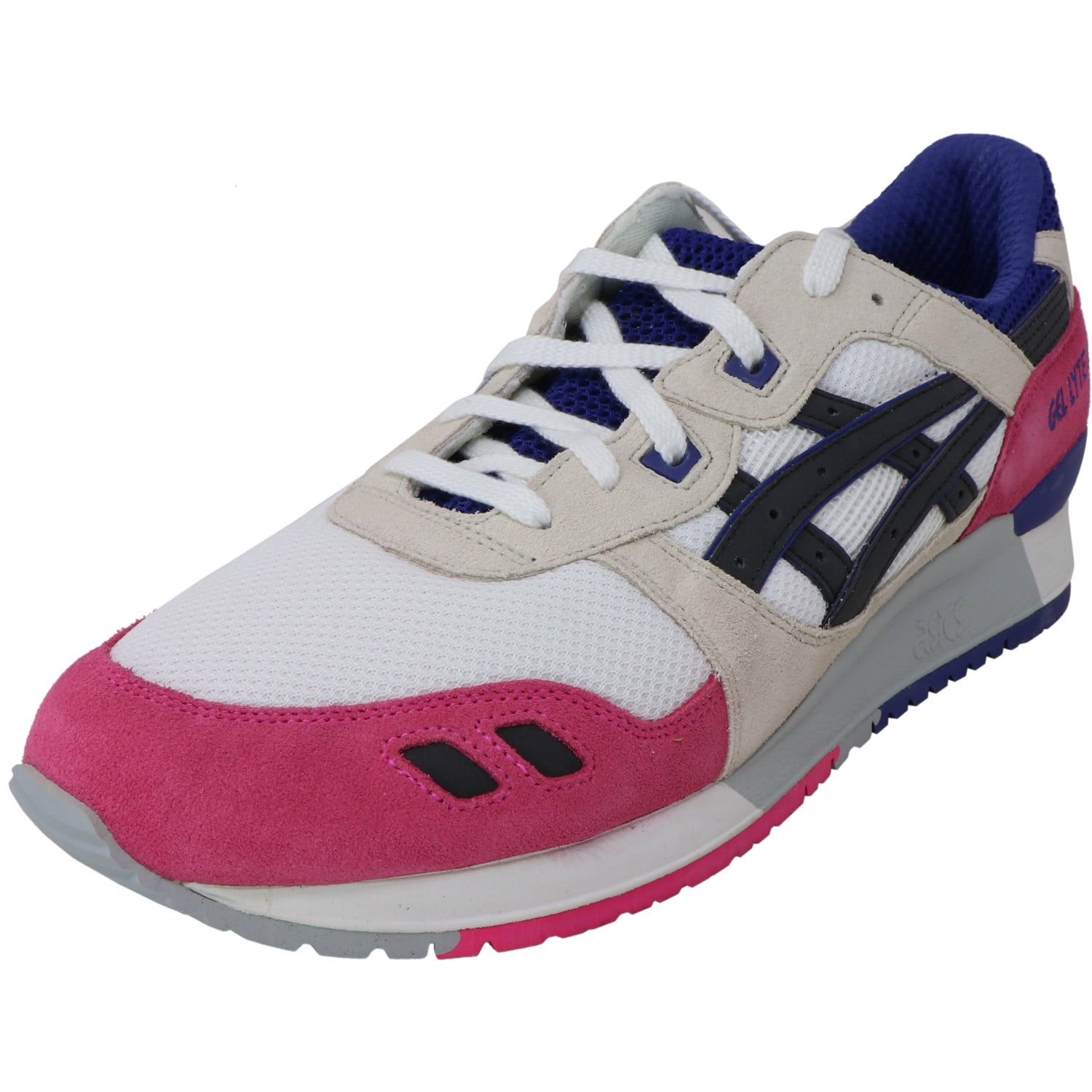 ASICS Asics Men's GelLyte Iii AnkleHigh Leather Running Shoe 13M White / Black Walmart