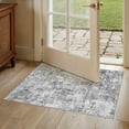 thumbnail image 3 of UERMEI 2'x3' Area Rugs for Entryway, Washable Non-slip Soft Indoor Door Mats, Modern Abstract Throw Rug for Bedroom Laundry Room Carpet, Gray, 3 of 9