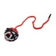 thumbnail image 2 of Pelotas de juguete para gatos, pelota chirriante para perros con cascabel, juguete de entrenamiento, suave y resistente a las mordeduras. Rojo, 2 of 9