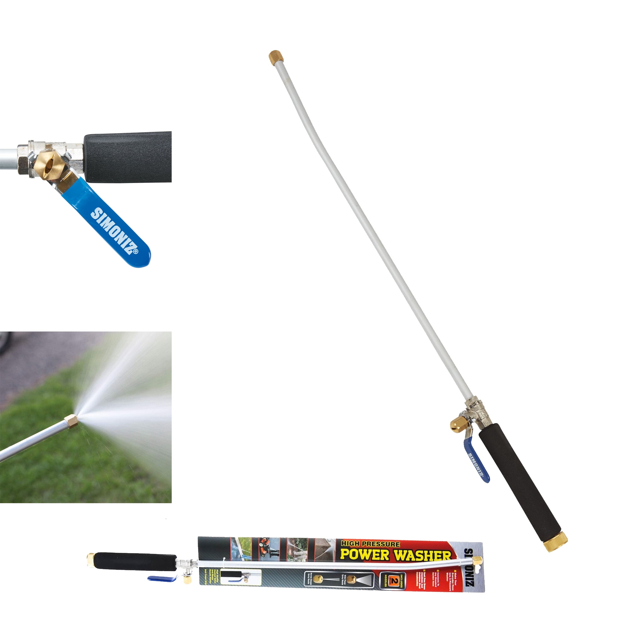 Simoniz High-Pressure Power Washer Wand - 30in.L
