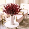 thumbnail image 4 of Paquete de 4 flores artificiales, orquídeas, plantas, flores de Phalaenopsis, ramas, plantas falsas, toque real para el hogar, oficina, boda, decoración de mesa, bricolaje, azul y morado Sincero  Hogar, 4 of 7