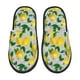thumbnail image 1 of Fotbe Lemon1 Pantuflas Peludas para Mujer con Estampado, Zapatillas de Peluche, Zapatos de Invierno para Casa, Uso Interior y Exterior-Large, 1 of 8