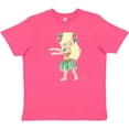 thumbnail image 3 of Inktastic Blonde Hula Girl Youth T-Shirt, 3 of 5