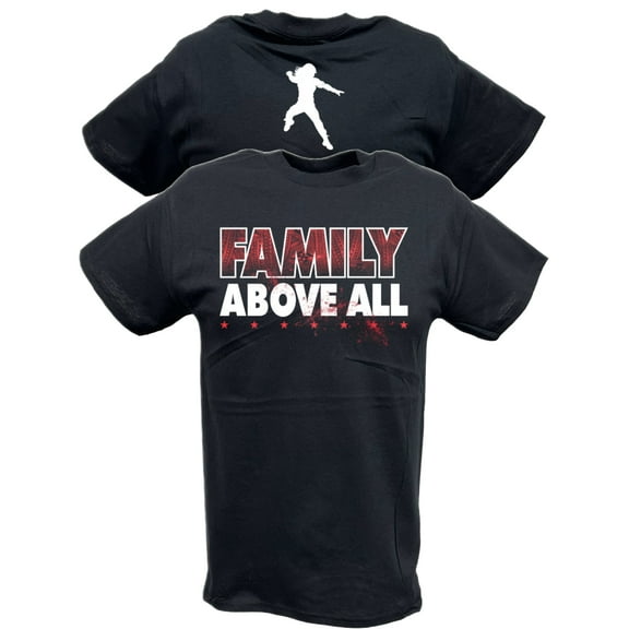 Roman Reigns Family Above All Black T-shirt