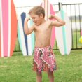 thumbnail image 4 of FORMRS Boys Swim Trunks Quick Dry Mesh Liner Boardshorts Sizes XS-XL, Brown Gingerbread Houses, 4 of 7