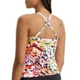 thumbnail image 2 of Women's Party Animal Twist-Front Tankini Top Multi 14D, 2 of 2