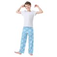 thumbnail image 2 of FORMRS Boys Pajama Pants with Pockets Size 6-8Y Kids Lounge Sleep Bottoms, Snowflake Pattern, 2 of 8