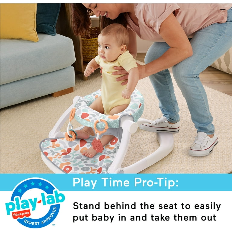 Fisher-Price Sit-Me-up Floor Seat Portable Baby Infant Chair with