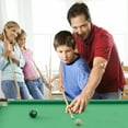 thumbnail image 4 of Costway 47" Folding Billiard Table Pool Game Table Indoor Kids w/ Cues Brush Chalk Green, 4 of 10