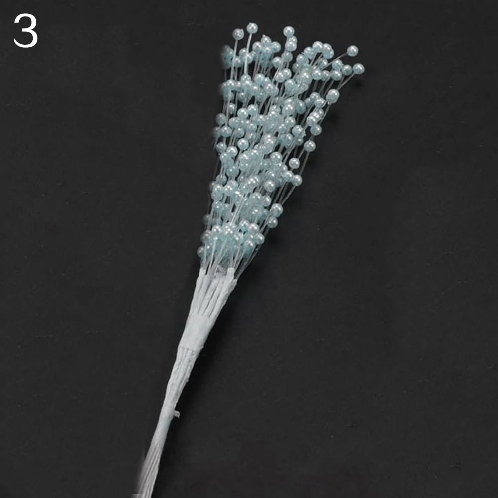 Wedding Flowers Crystal Beaded Lily Flower Stem 15cm available in Silver New