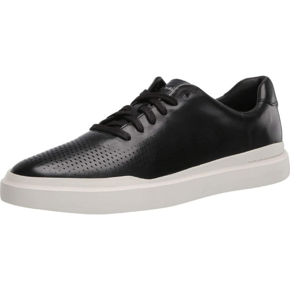 COLE HAAN MENS GRANDPRØ RALLY LASER CUT Sneakers Black (Wide)