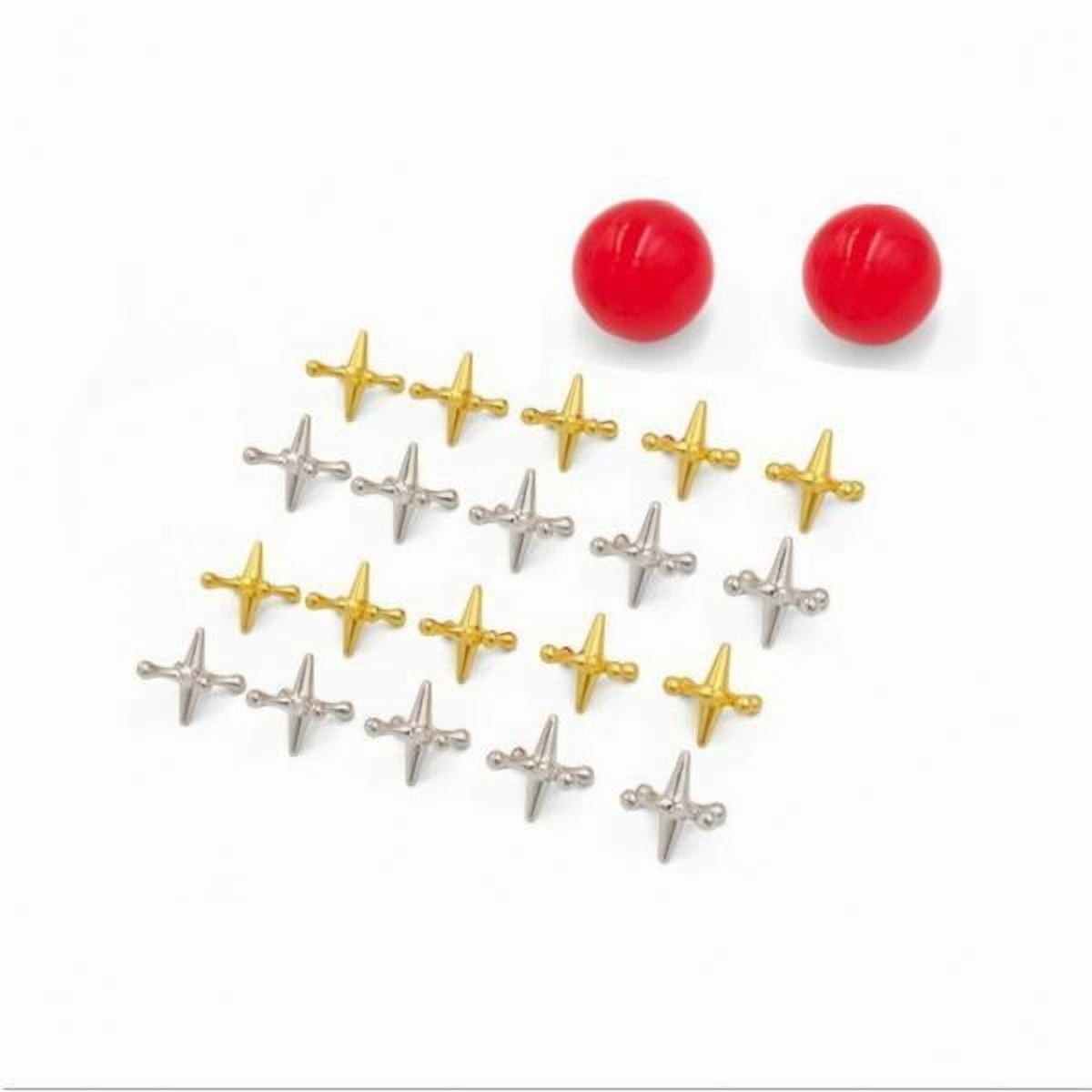 JA-RU Big Jacks Toy Set (1 Pack) - Fun Gifts, Classic Jax Game for