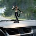 thumbnail image 6 of Michael Poseable Plush Doll – 11 Inch Soft Stuffed Figure with Wireframe, Bendable Pop Star Doll for Desk Display, Collectible Music Gift for Fan,1Pcs, 6 of 9